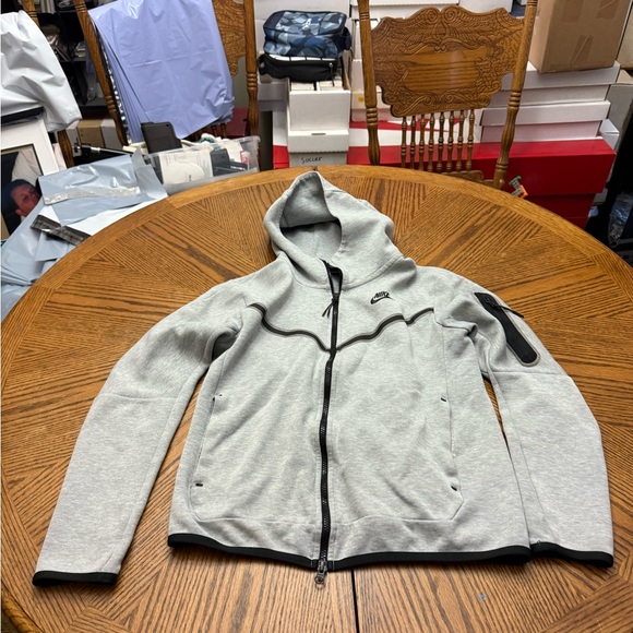 Nike Other - Nike Tech Gray Hoodie with Black Details